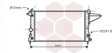 Van Wezel 37002117 - Radiators, Motora dzesēšanas sistēma autodraugiem.lv