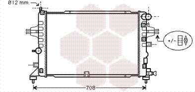 Van Wezel 37002381 - Radiators, Motora dzesēšanas sistēma autodraugiem.lv