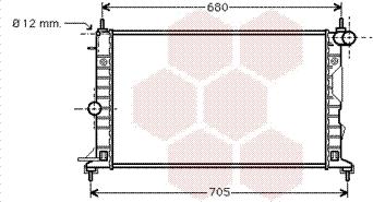 Van Wezel 37002323 - Radiators, Motora dzesēšanas sistēma autodraugiem.lv