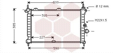 Van Wezel 37002266 - Radiators, Motora dzesēšanas sistēma autodraugiem.lv