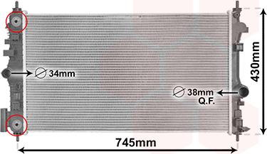 Van Wezel 37012710 - Radiators, Motora dzesēšanas sistēma autodraugiem.lv