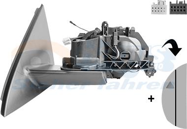 Van Wezel 2930859 - Ārējais atpakaļskata spogulis autodraugiem.lv