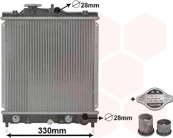 Van Wezel 25002069 - Radiators, Motora dzesēšanas sistēma autodraugiem.lv