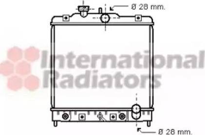 Van Wezel 25002021 - Radiators, Motora dzesēšanas sistēma autodraugiem.lv