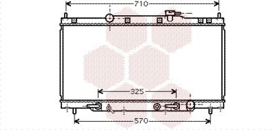 Van Wezel 25002163 - Radiators, Motora dzesēšanas sistēma autodraugiem.lv