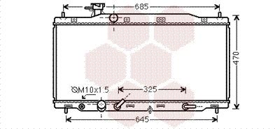 Van Wezel 25002226 - Radiators, Motora dzesēšanas sistēma autodraugiem.lv