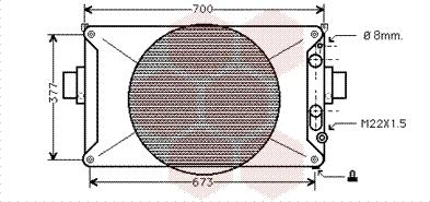 Van Wezel 28002035 - Radiators, Motora dzesēšanas sistēma autodraugiem.lv