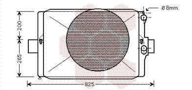 Van Wezel 28002024 - Radiators, Motora dzesēšanas sistēma autodraugiem.lv