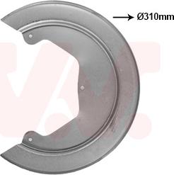 Van Wezel 2815374 - Dubļu sargs, Bremžu disks autodraugiem.lv