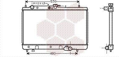 Van Wezel 27002095 - Radiators, Motora dzesēšanas sistēma autodraugiem.lv