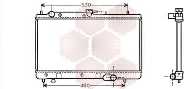 Van Wezel 27002090 - Radiators, Motora dzesēšanas sistēma autodraugiem.lv