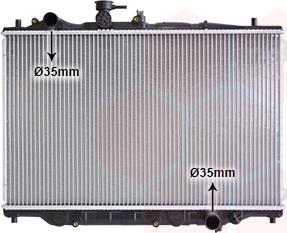Van Wezel 27002048 - Radiators, Motora dzesēšanas sistēma autodraugiem.lv