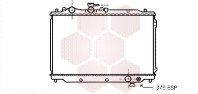 Van Wezel 27002050 - Radiators, Motora dzesēšanas sistēma autodraugiem.lv