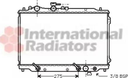 Van Wezel 27002051 - Radiators, Motora dzesēšanas sistēma autodraugiem.lv