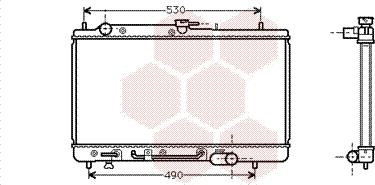 Van Wezel 27002069 - Radiators, Motora dzesēšanas sistēma autodraugiem.lv