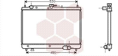 Van Wezel 27002066 - Radiators, Motora dzesēšanas sistēma autodraugiem.lv