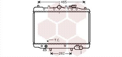 Van Wezel 27002024 - Radiators, Motora dzesēšanas sistēma autodraugiem.lv