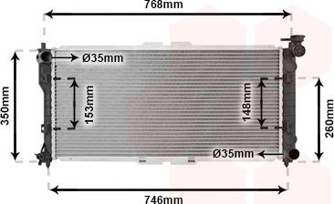 Van Wezel 27002027 - Radiators, Motora dzesēšanas sistēma autodraugiem.lv