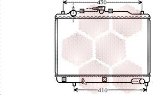 Van Wezel 27002070 - Radiators, Motora dzesēšanas sistēma autodraugiem.lv