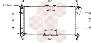 Van Wezel 27002073 - Radiators, Motora dzesēšanas sistēma autodraugiem.lv