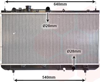 Van Wezel 27002153 - Radiators, Motora dzesēšanas sistēma autodraugiem.lv