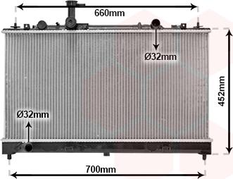 Van Wezel 27002164 - Radiators, Motora dzesēšanas sistēma autodraugiem.lv