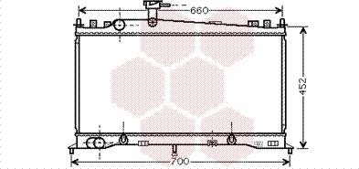 Van Wezel 27002161 - Radiators, Motora dzesēšanas sistēma autodraugiem.lv