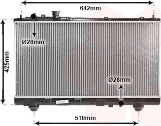 Van Wezel 27002173 - Radiators, Motora dzesēšanas sistēma autodraugiem.lv