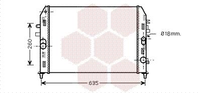 Van Wezel 27002205 - Radiators, Motora dzesēšanas sistēma autodraugiem.lv