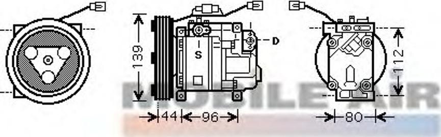 Van Wezel 2700K198 - Kompresors, Gaisa kond. sistēma autodraugiem.lv