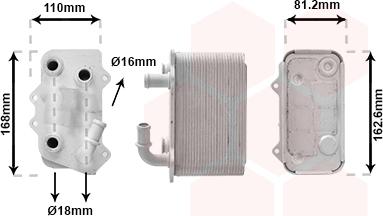 Van Wezel 74013704 - Eļļas radiators, Automātiskā pārnesumkārba autodraugiem.lv