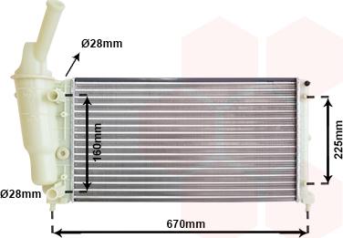 Van Wezel 73002081 - Radiators, Motora dzesēšanas sistēma autodraugiem.lv