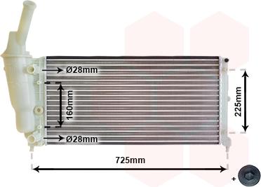 Van Wezel 73002083 - Radiators, Motora dzesēšanas sistēma autodraugiem.lv