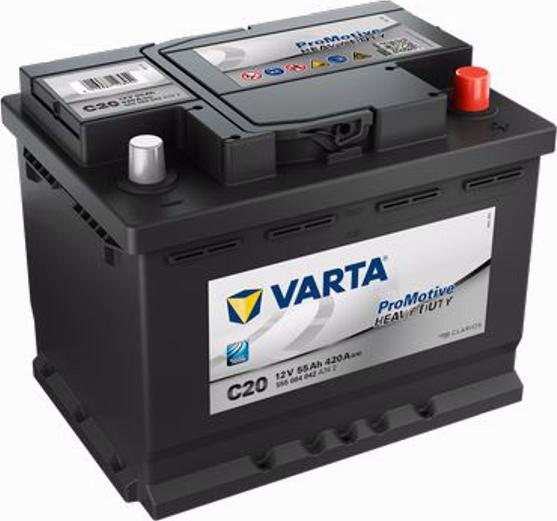 Varta 555 064 042 - Startera akumulatoru baterija autodraugiem.lv