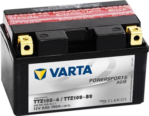 Varta 508901015A514 - Startera akumulatoru baterija autodraugiem.lv