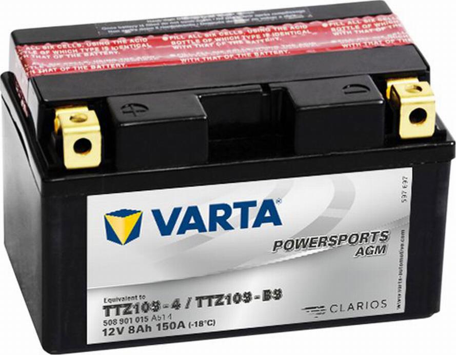 Varta 508901015 - Startera akumulatoru baterija autodraugiem.lv