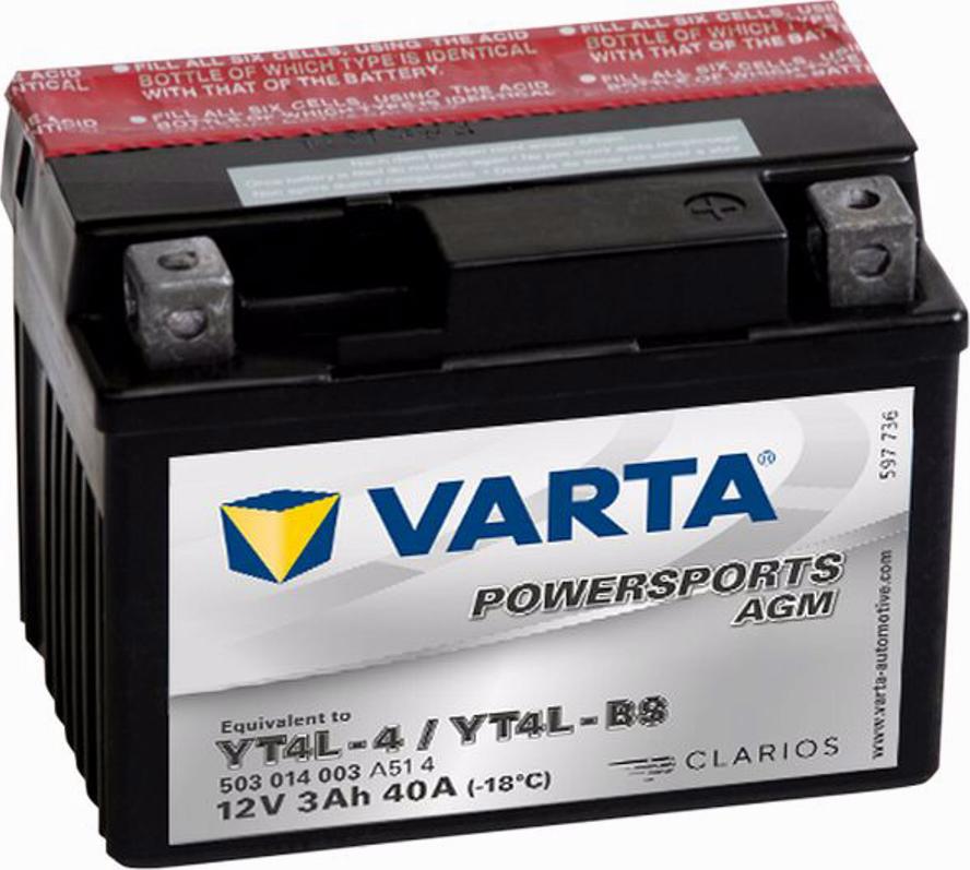 Varta 503014003 - Startera akumulatoru baterija autodraugiem.lv