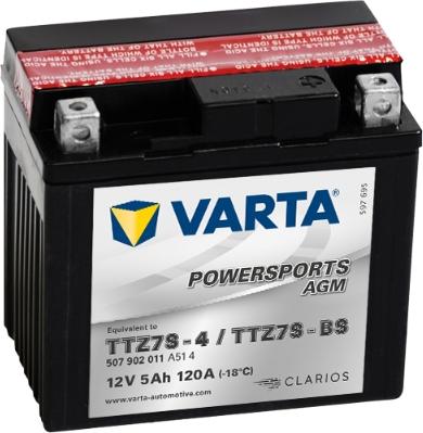 Varta 507902011A514 - Startera akumulatoru baterija autodraugiem.lv