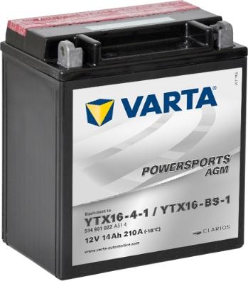 Varta 514901022A514 - Startera akumulatoru baterija autodraugiem.lv