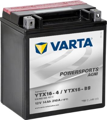 Varta 514902022A514 - Startera akumulatoru baterija autodraugiem.lv