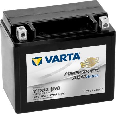 Varta 510909017A512 - Startera akumulatoru baterija autodraugiem.lv