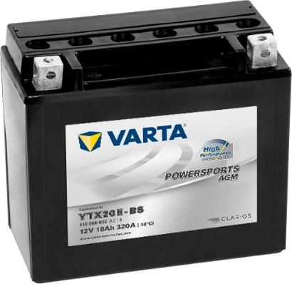 Varta 518908032I314 - Startera akumulatoru baterija autodraugiem.lv