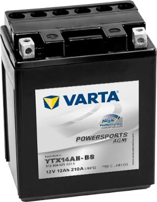 Varta 512908021A514 - Startera akumulatoru baterija autodraugiem.lv