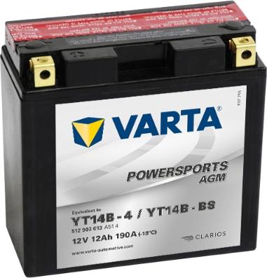 Varta 512903013A514 - Startera akumulatoru baterija autodraugiem.lv