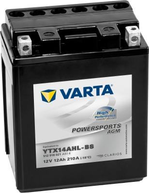 Varta 512918021A514 - Startera akumulatoru baterija autodraugiem.lv