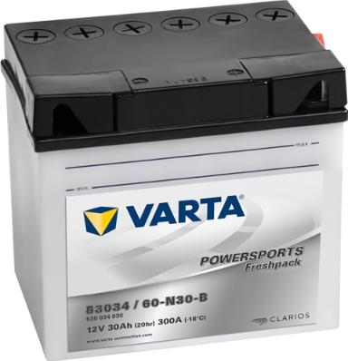 Varta 530034030A514 - Startera akumulatoru baterija autodraugiem.lv