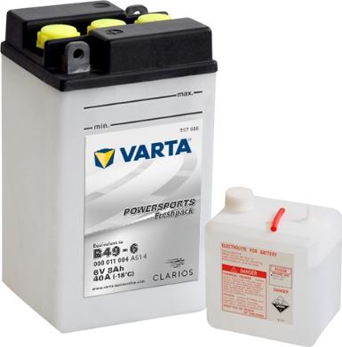 Varta 008011004A514 - Startera akumulatoru baterija autodraugiem.lv