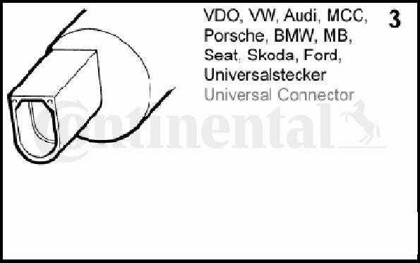 VDO 246-083-002-022Z - Ūdenssūknis, Stiklu tīrīšanas sistēma autodraugiem.lv