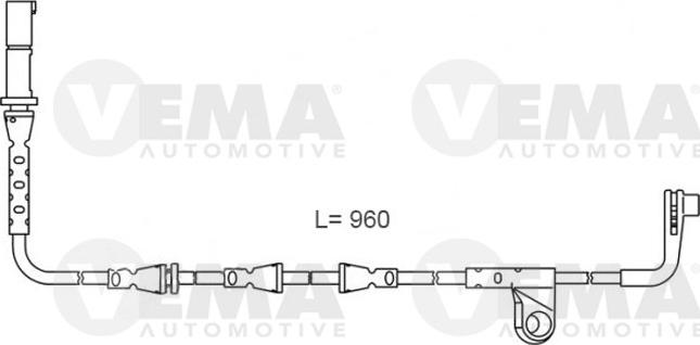 VEMA 117491 - Indikators, Bremžu uzliku nodilums autodraugiem.lv