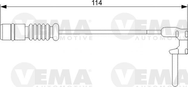 VEMA 117463 - Indikators, Bremžu uzliku nodilums autodraugiem.lv